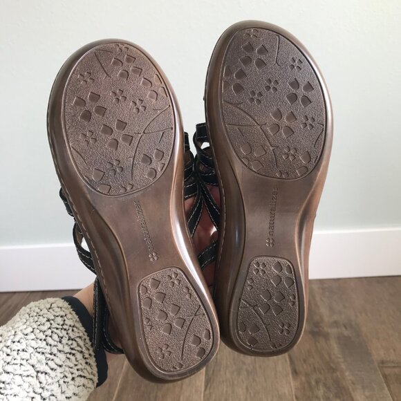 Cute Naturalizer N5 Comfort Strappy Sandals - Black, Brown - Women's Size 6.5 - Picture 10 of 10